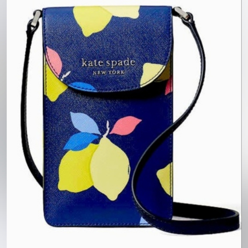 Women's Kate Spade Cameron Lemon Zest Flap Phone Crossbody